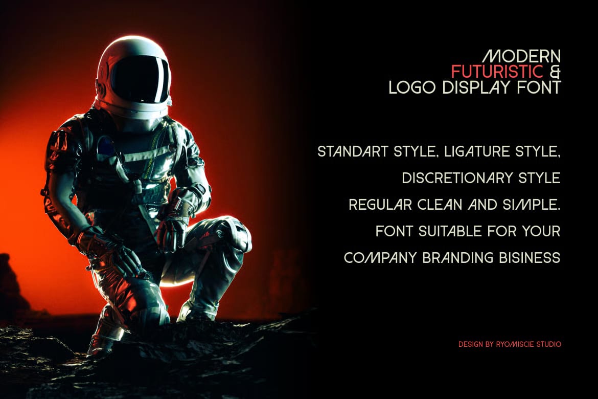 Afjion Free Modern Futuristic Logo Display Font 5