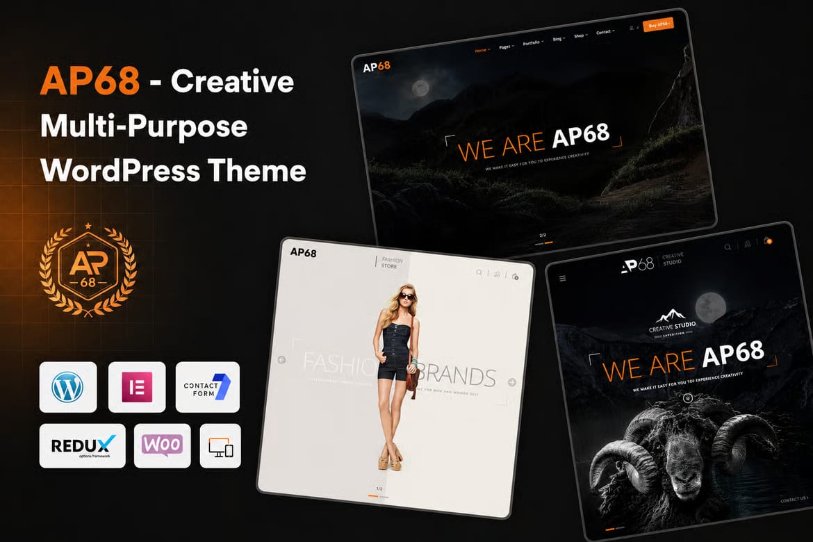 AP68 - Free Creative Multi-Purpose WordPress Theme 2
