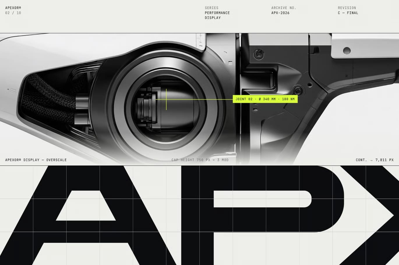 Apexor Free Futuristic Geometric Display Font 2