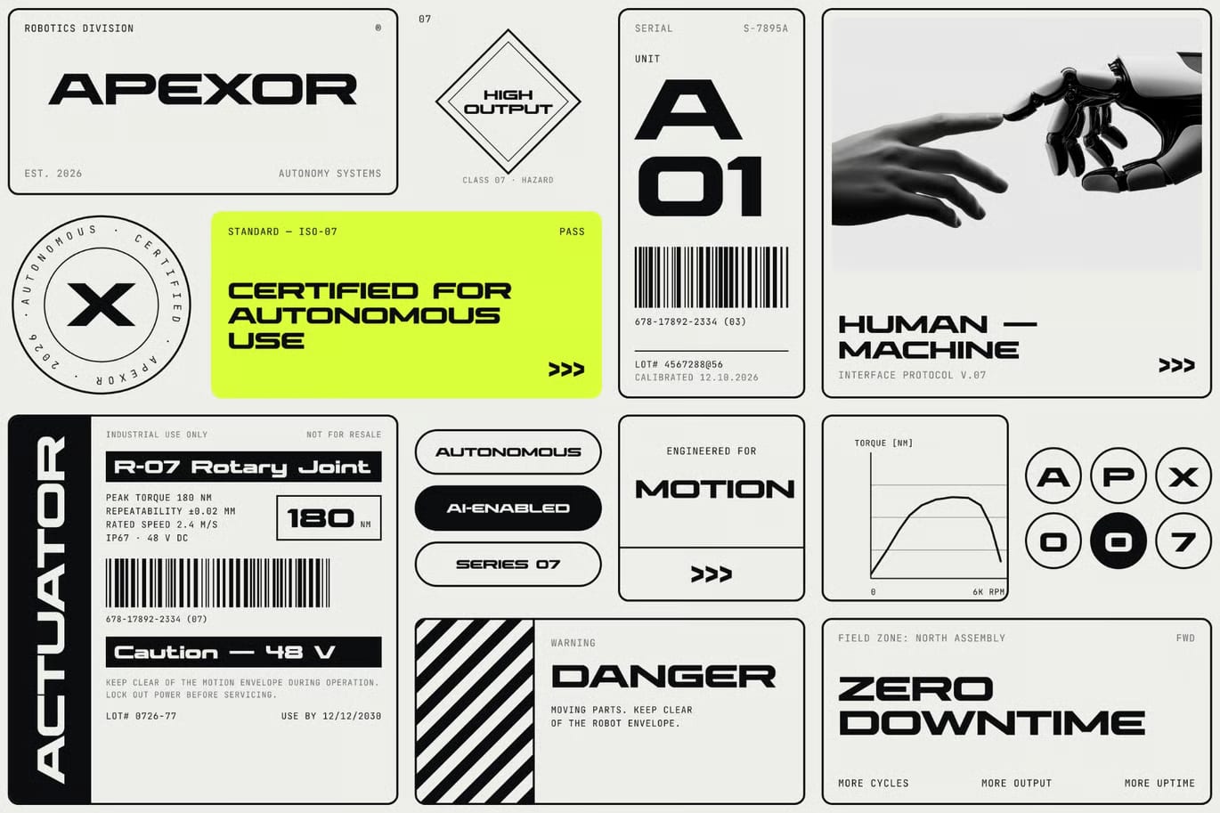 Apexor Free Futuristic Geometric Display Font 6
