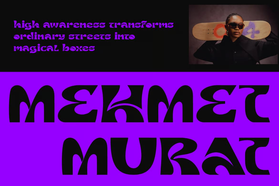 Aster Free Groovy & Liquid Display Typeface 8