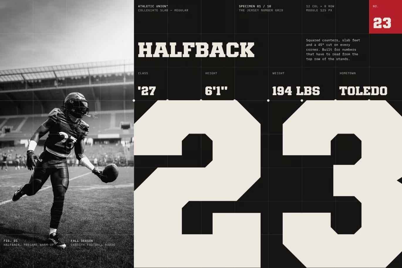 Athletic Union Free College Sports Typeface 2