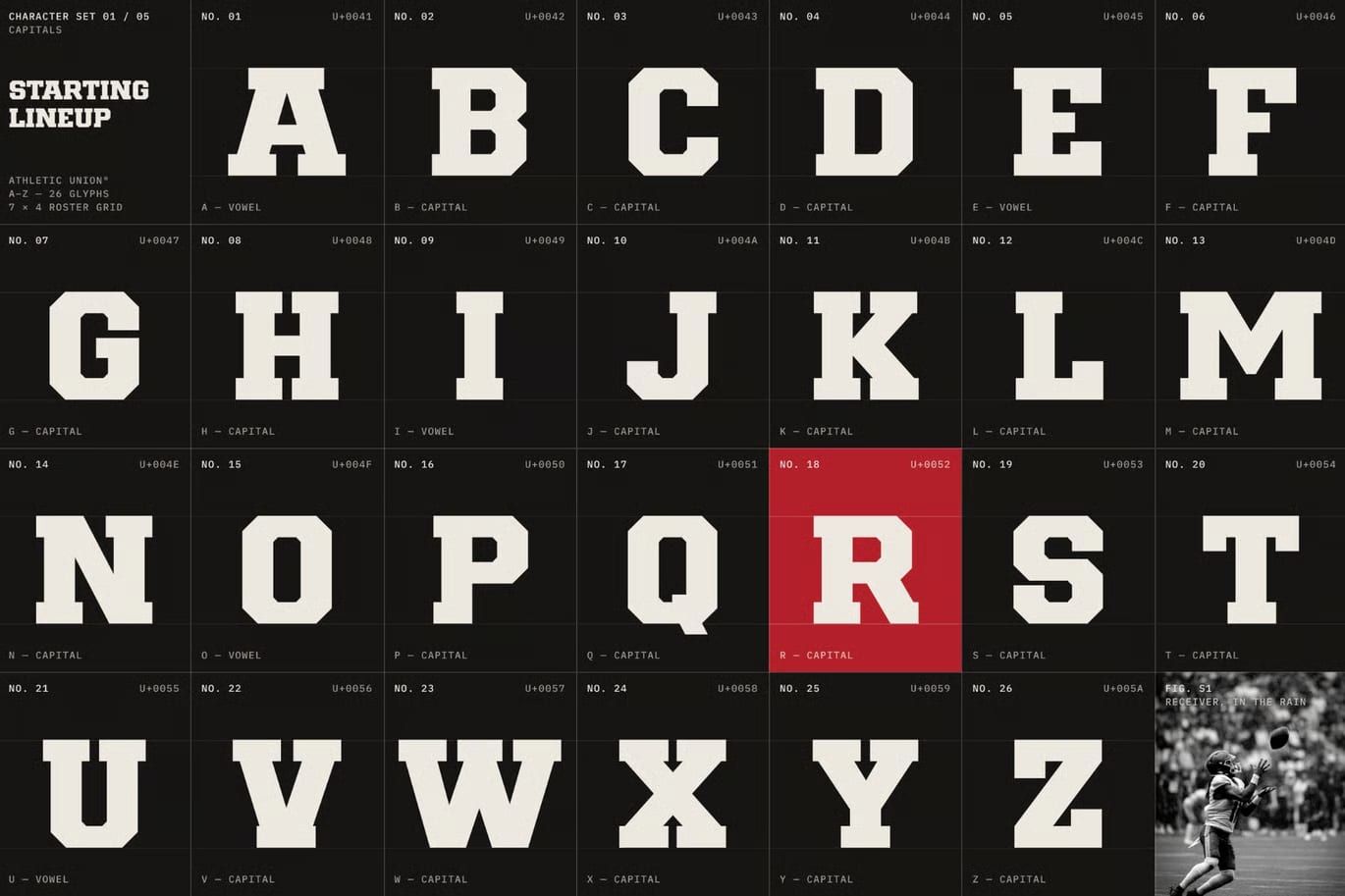 Athletic Union Free College Sports Typeface 6