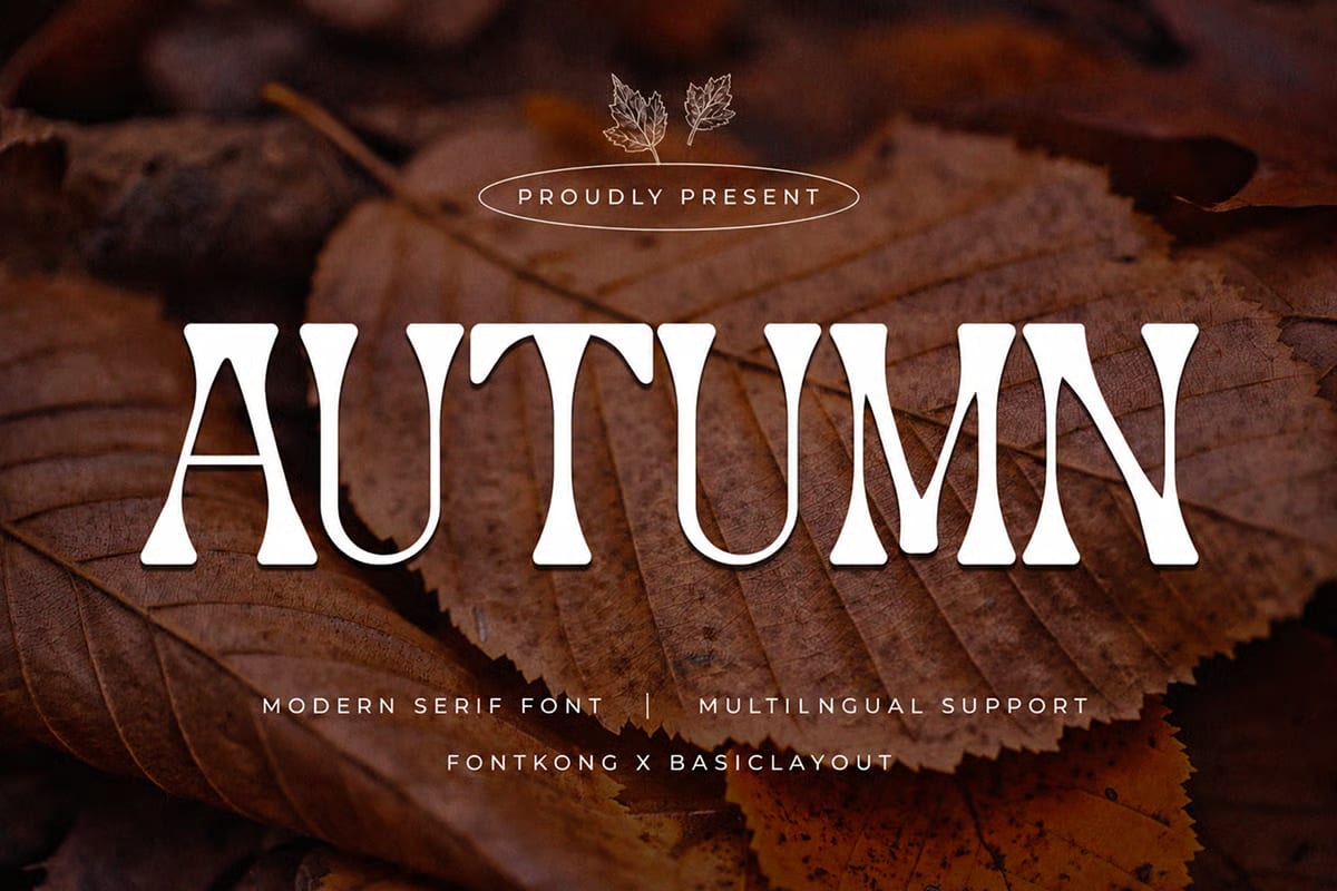 Autumn Free Modern Serif Font 1