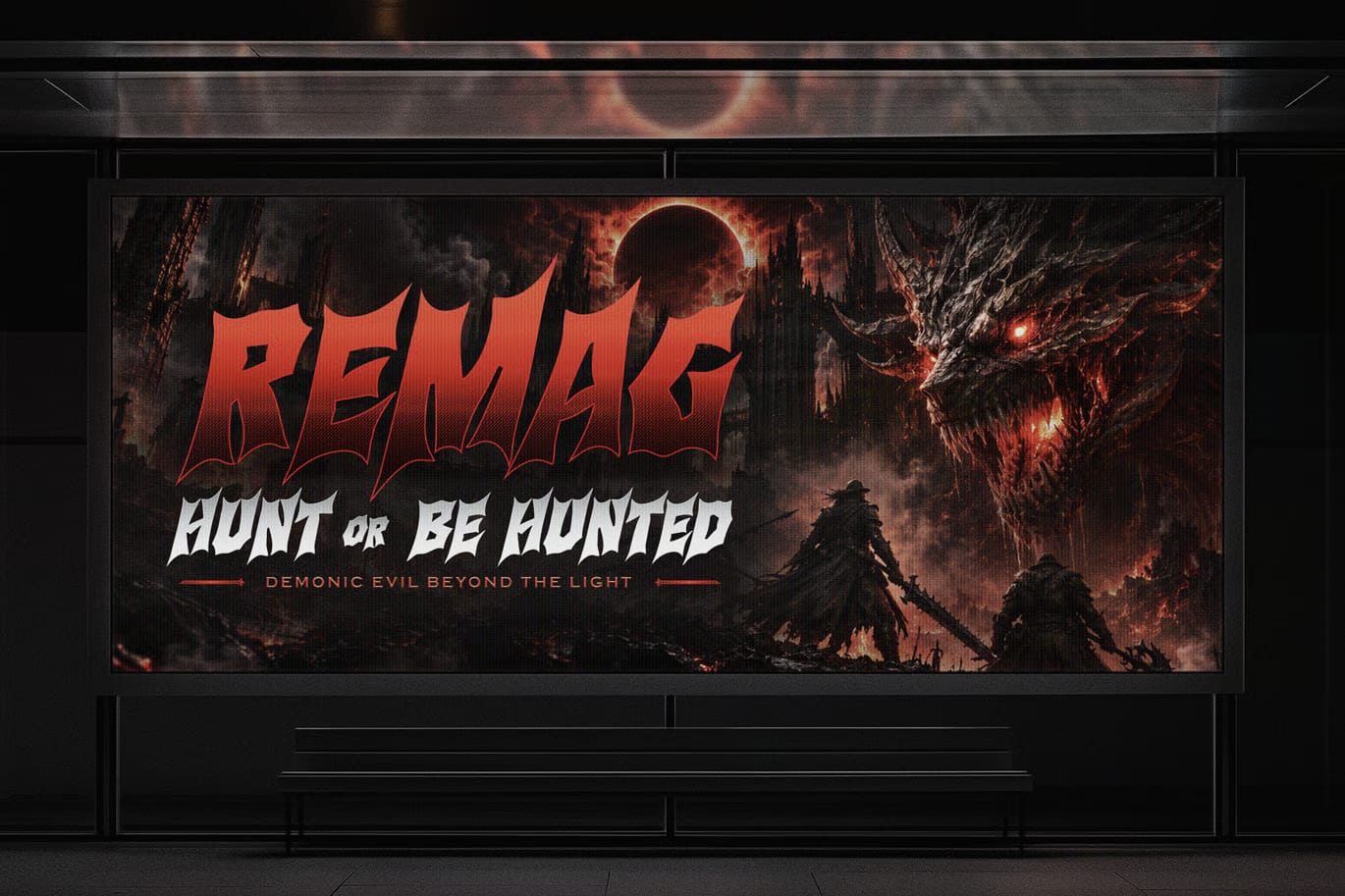 Bazhero Free Sharp Action Horror Fantasy Game Font 6