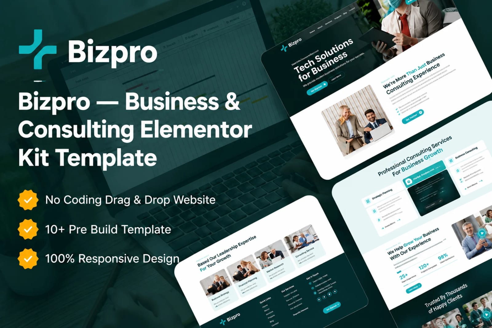 Bizpro Free Business Consulting Elementor WP Theme 1