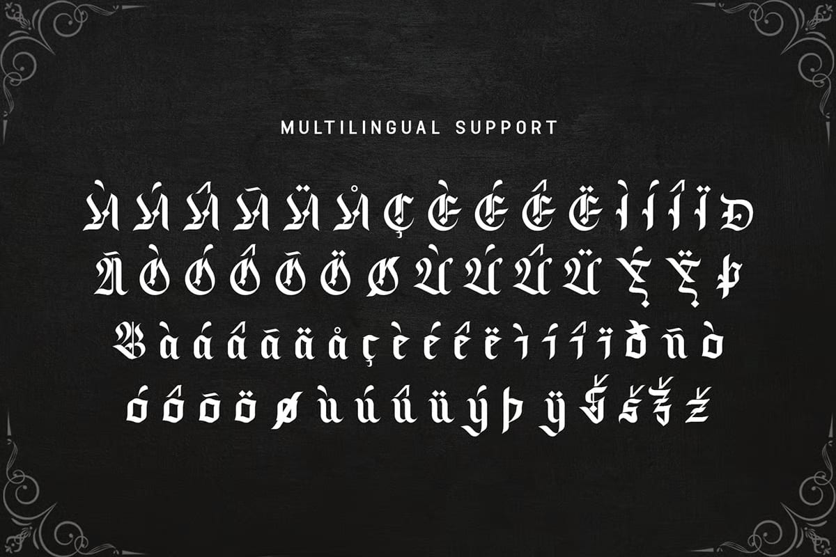 Blacklock Free Modern Blackletter Font 5