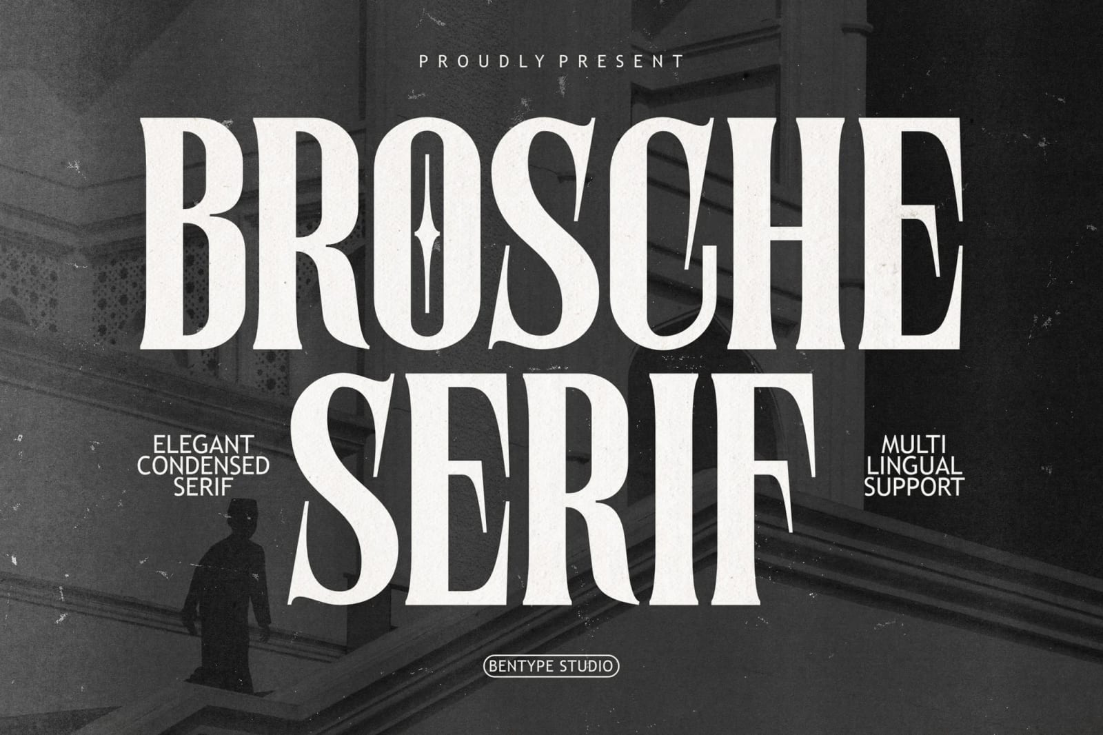 Brosche Serif - Elegant Condensed Free Font 1