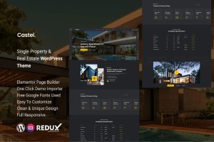 Castel Free Single Property & Real Estate WordPress Theme 1