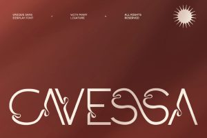 Cavessa Free Unique Sans Display Font 1