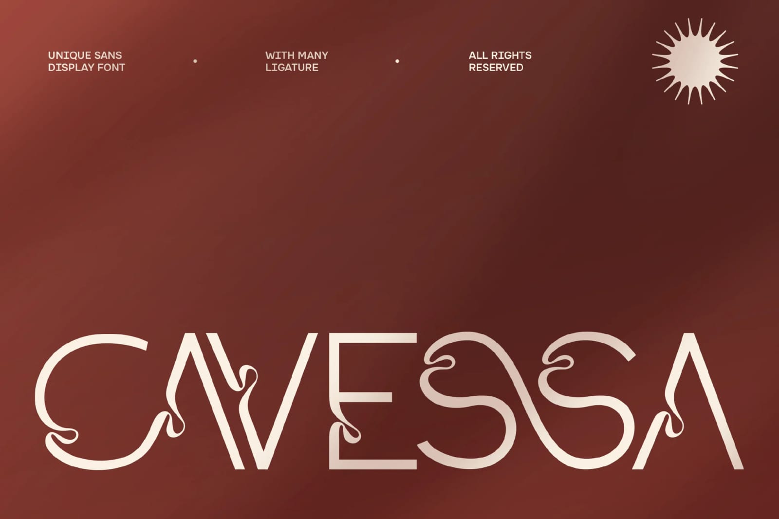 Cavessa Free Unique Sans Display Font 1