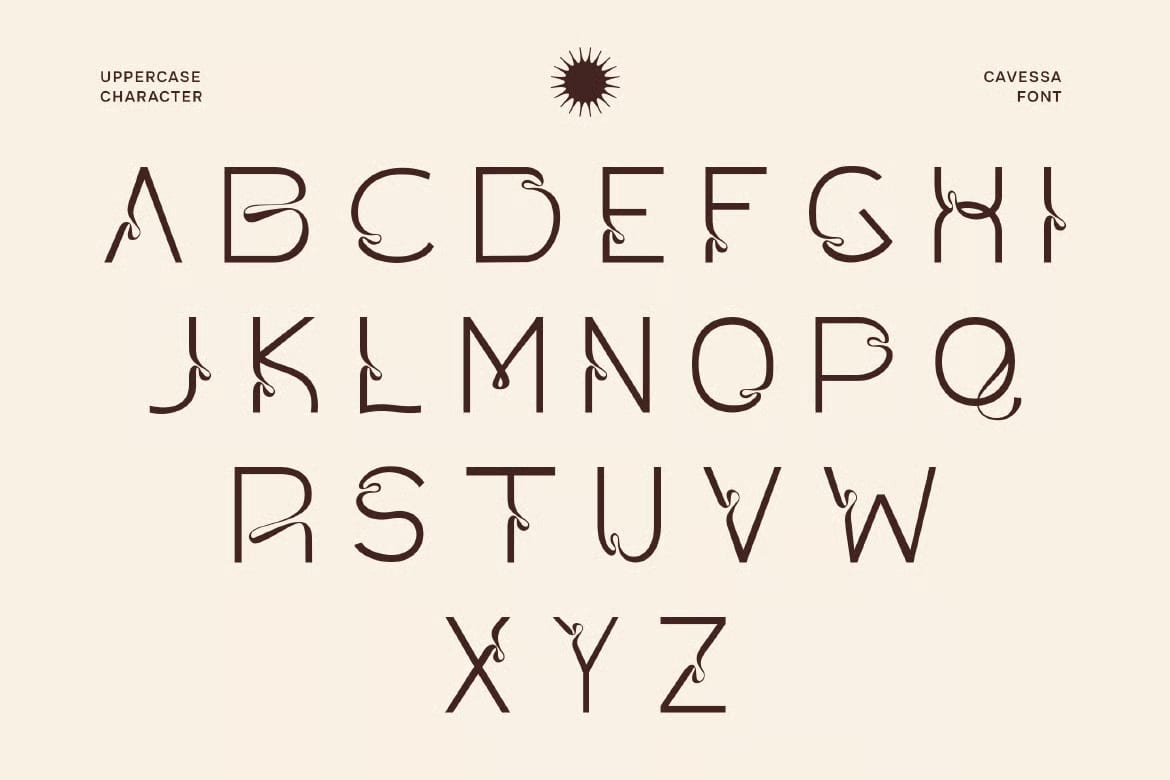 Cavessa Free Unique Sans Display Font 6