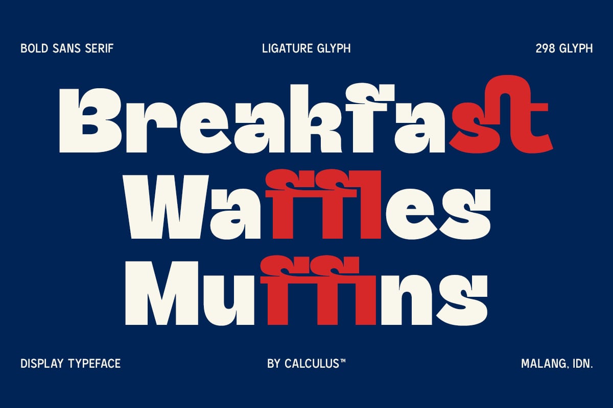 CC Brunch Free Modern Display Font 5