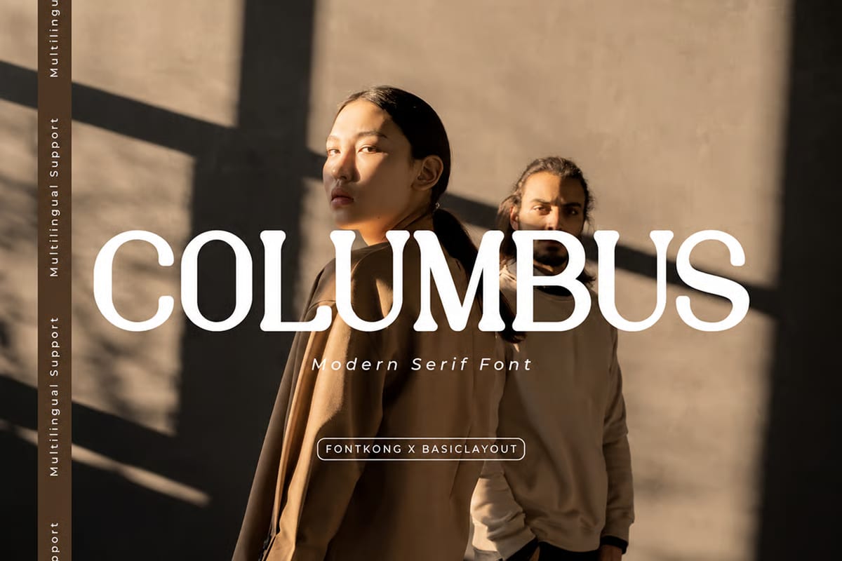 Columbus Free Modern Serif Font 1