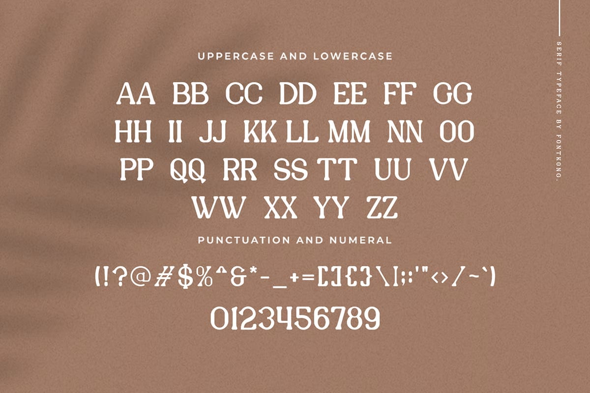 Columbus Free Modern Serif Font 3
