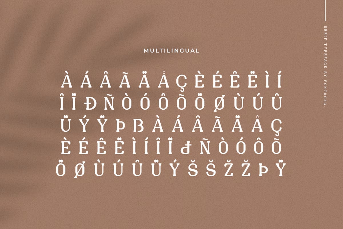 Columbus Free Modern Serif Font 4