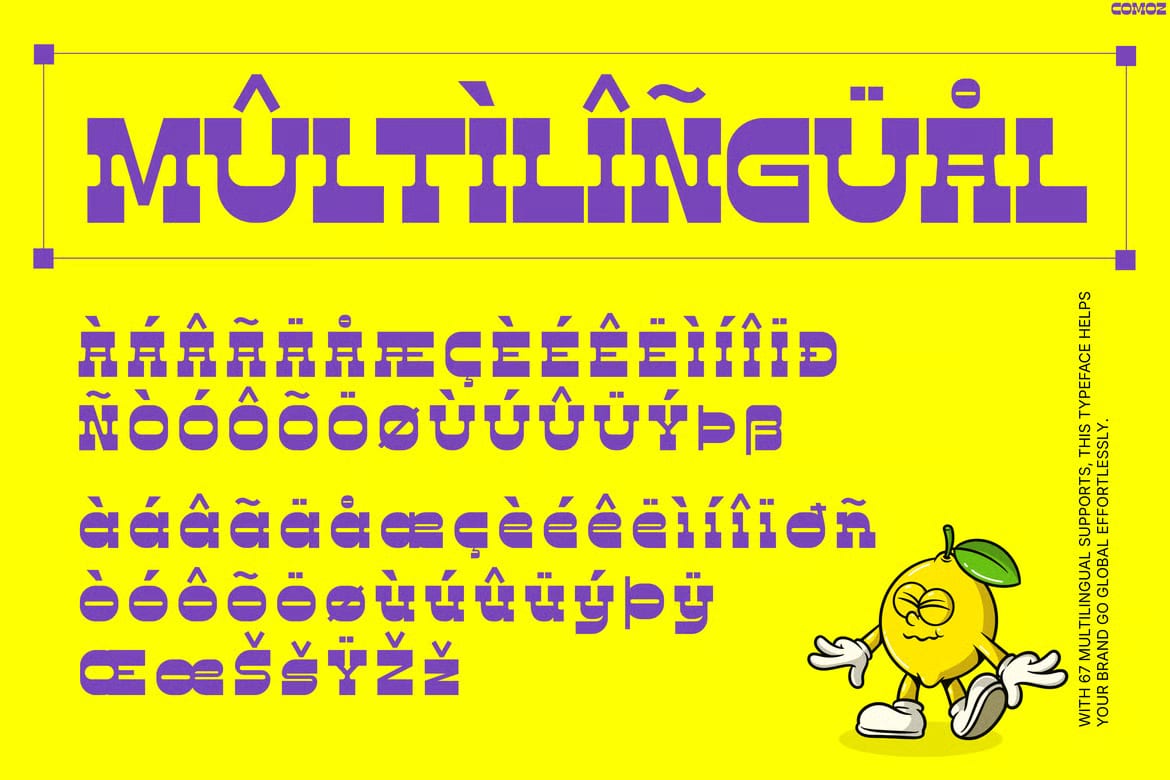Comoz – Free Playful Bold Display Font 3