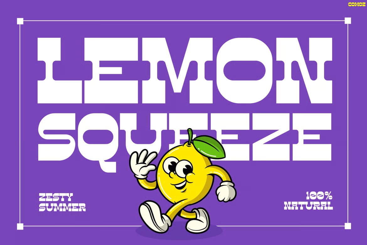 Comoz – Free Playful Bold Display Font 4