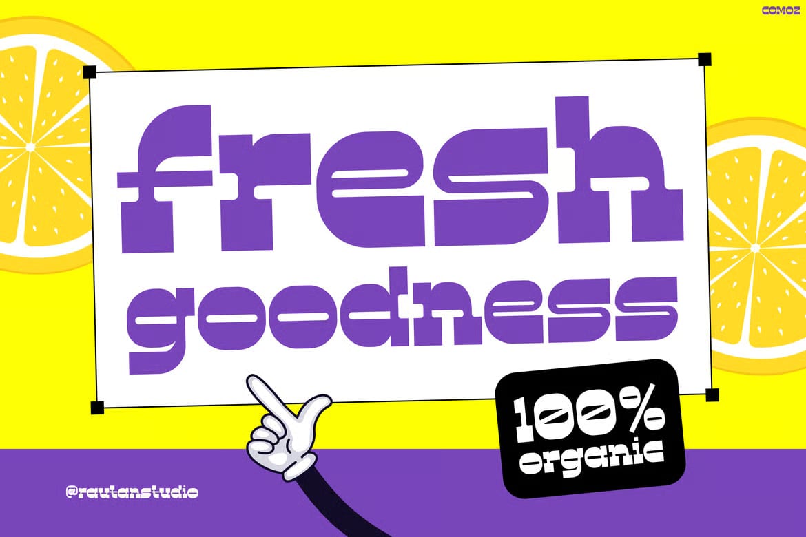 Comoz – Free Playful Bold Display Font 7