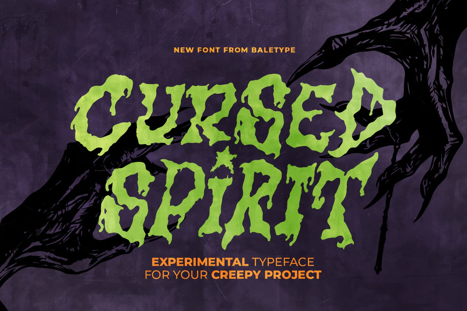 Cursed Spirit Free Bloody Bold Font 1