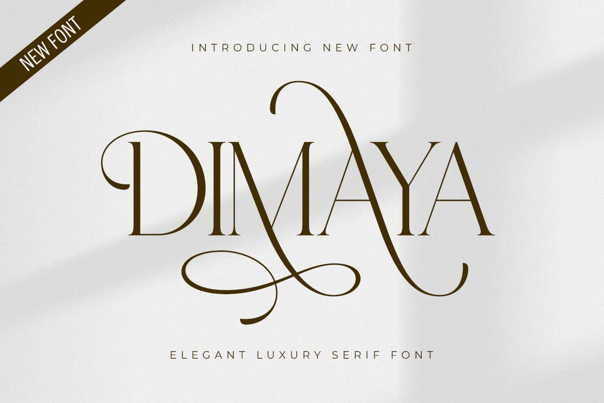 Dimaya Free Elegant Luxury Serif Branding Font 1