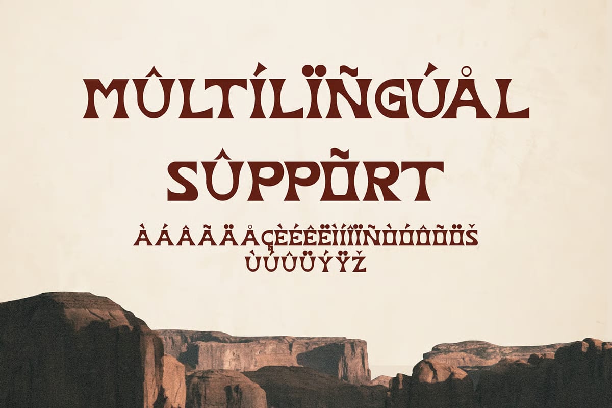 Empire Free Western Font 4