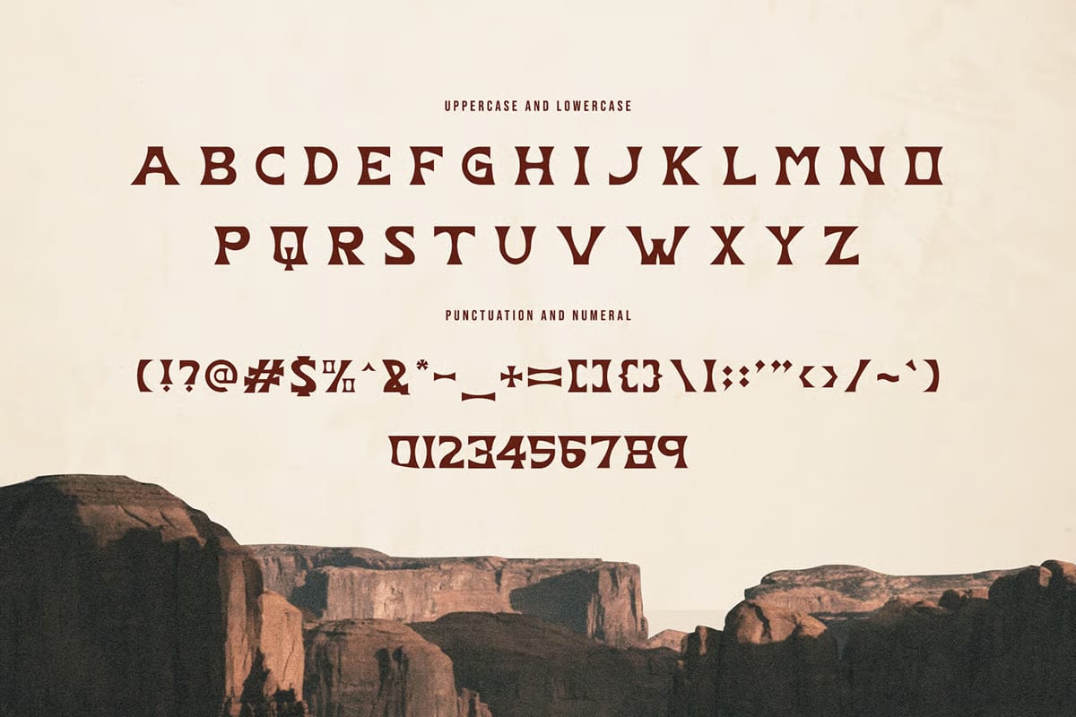 Empire Free Western Font 5