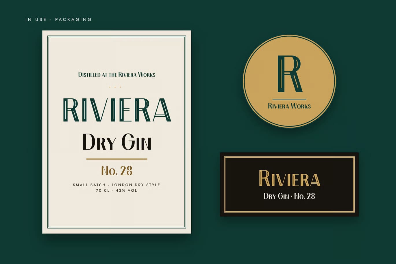 Ferrovane Free Font - Art Deco Display 5