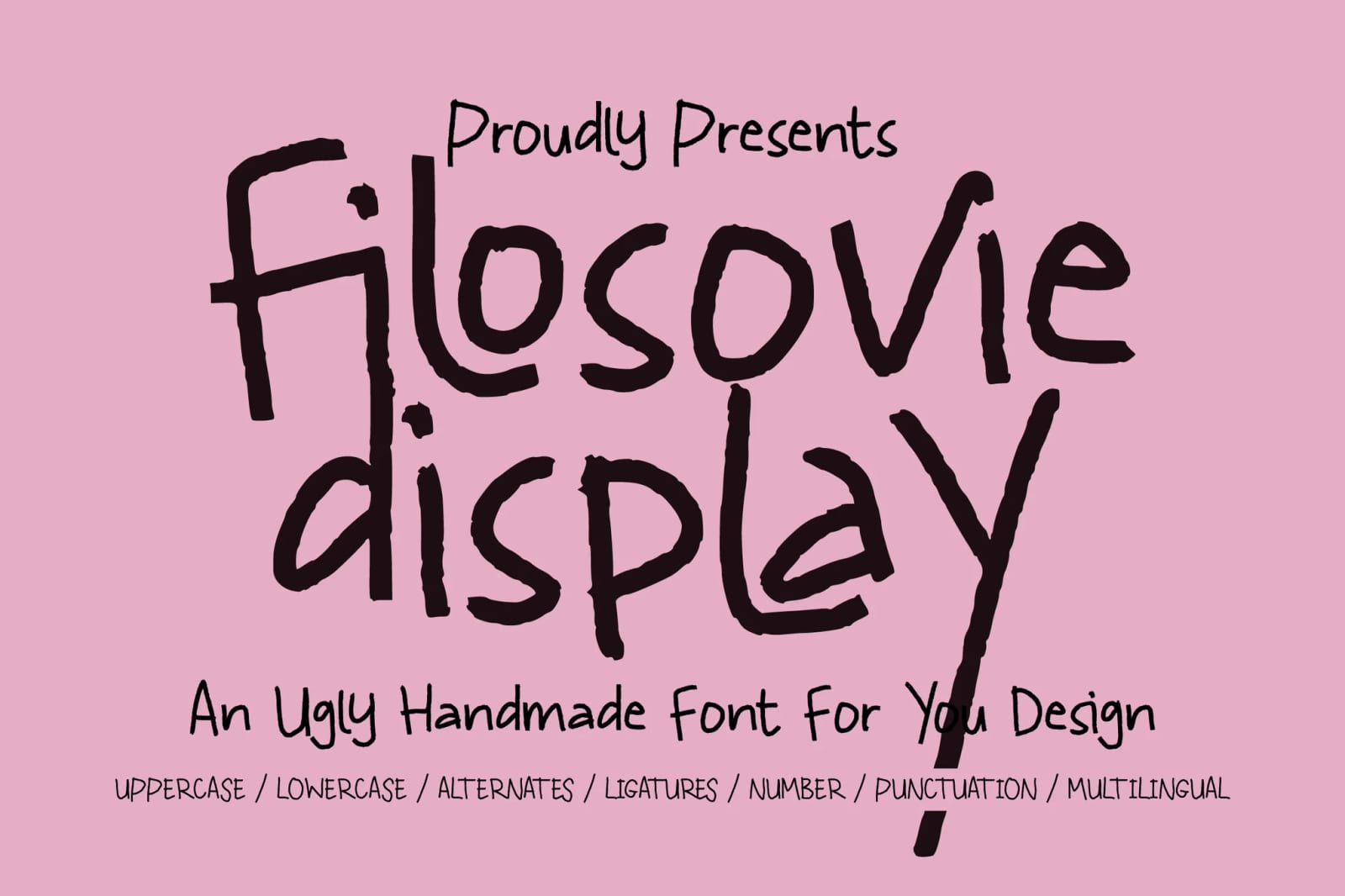 Filosovie Free Ugly Handmade Font 1