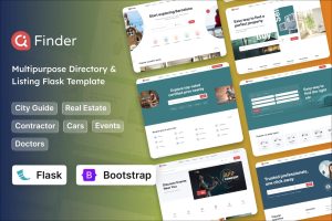 Finder Free Flask Multipurpose Directory & Listing Template 1
