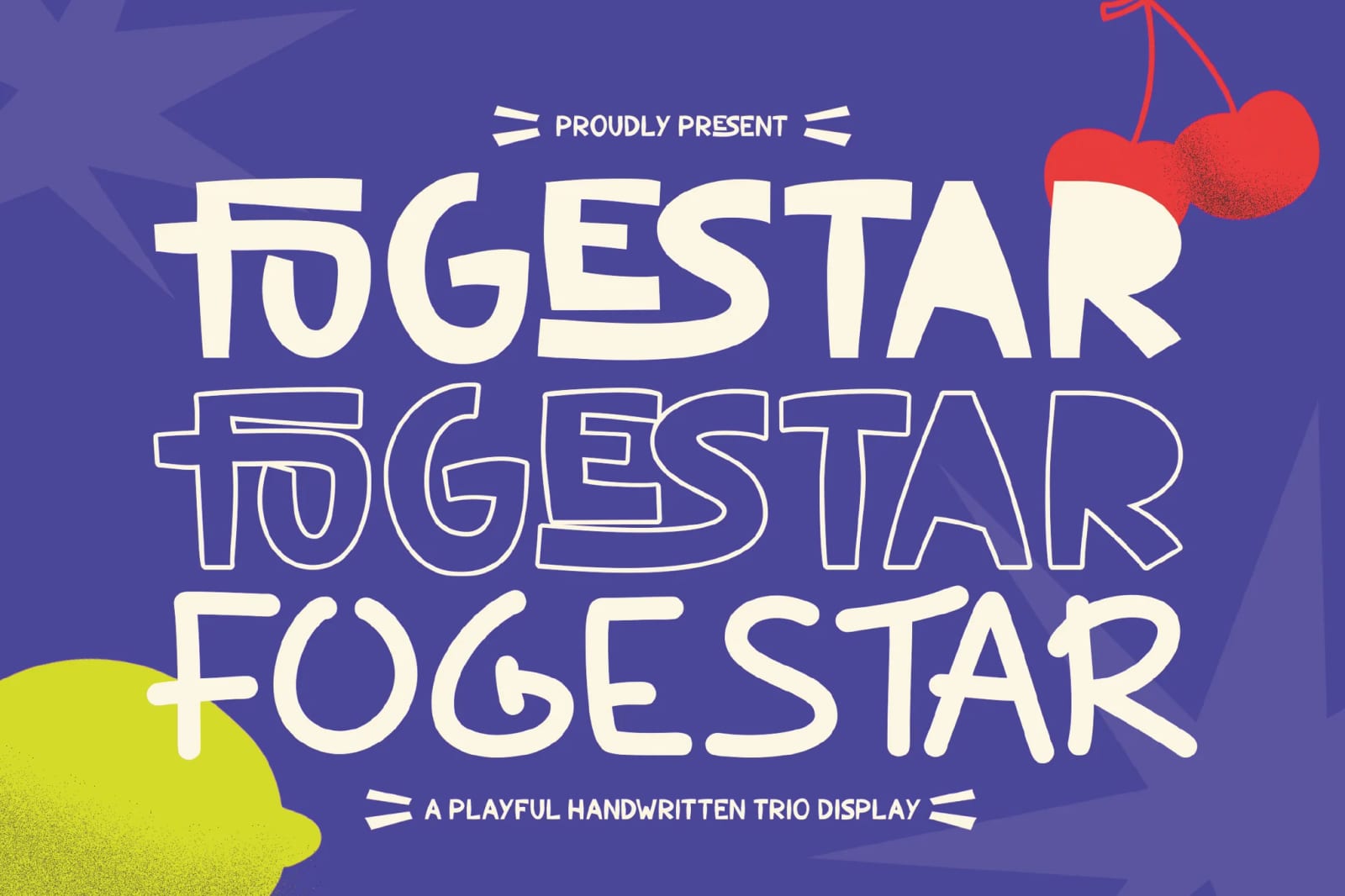 Fogestar Free Playful Handwritten Display Font 1