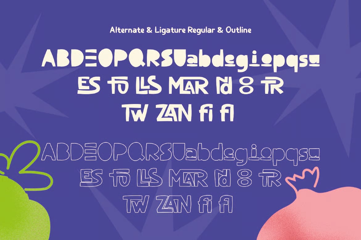 Fogestar Free Playful Handwritten Display Font 7