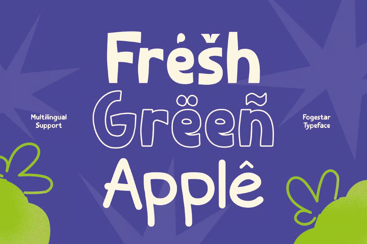Fogestar Free Playful Handwritten Display Font 8