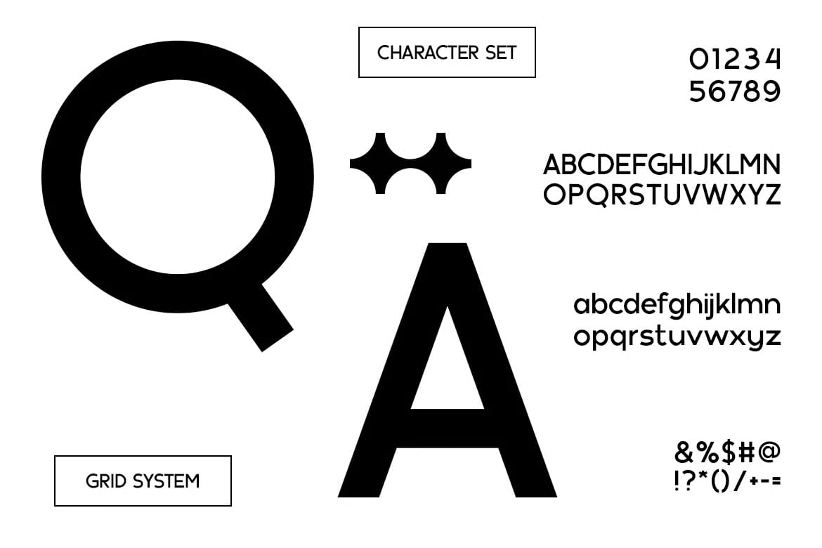 Fokuz Free Bauhaus Geometric Display Font 2