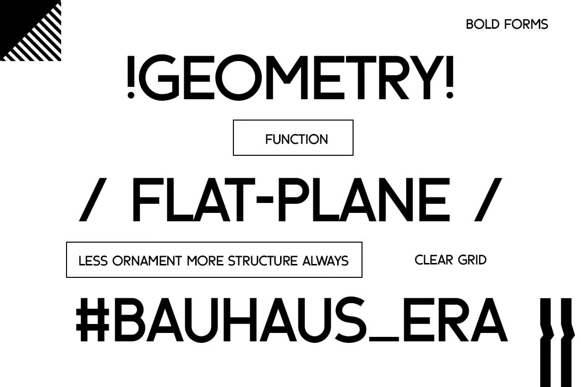 Fokuz Free Bauhaus Geometric Display Font 5