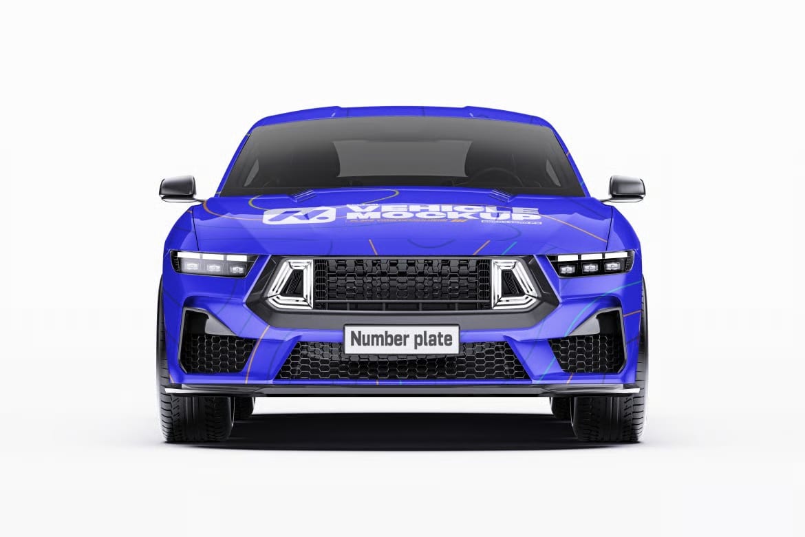 Free 2026 Muscle Performance Coupe Wrap Mockup Set 2