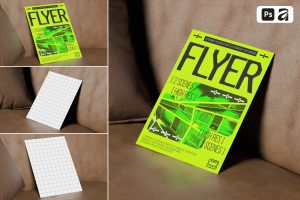 Free A5 Flyer Mockup 1