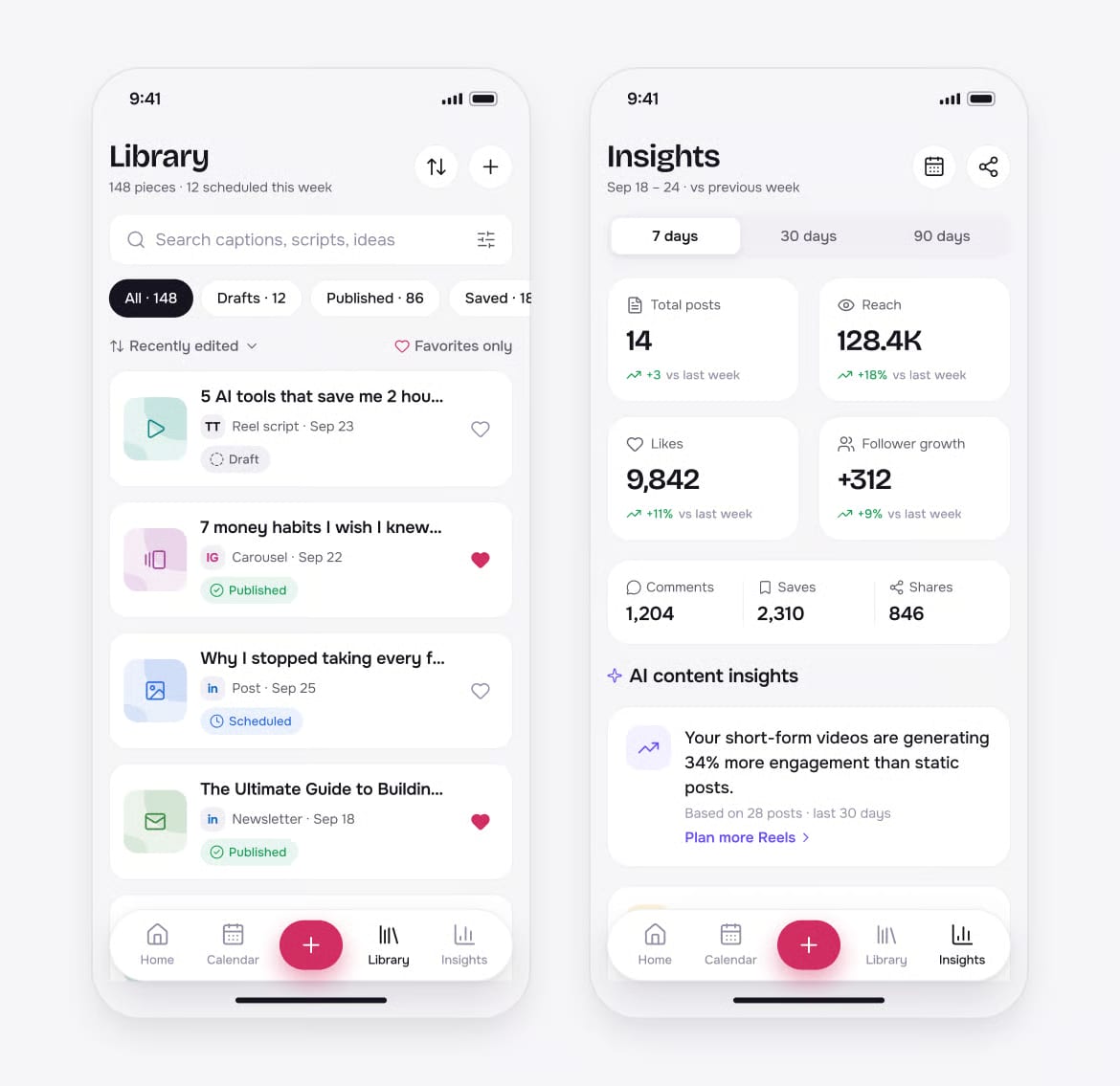 Free AI Content Creator Mobile UI Kit 6