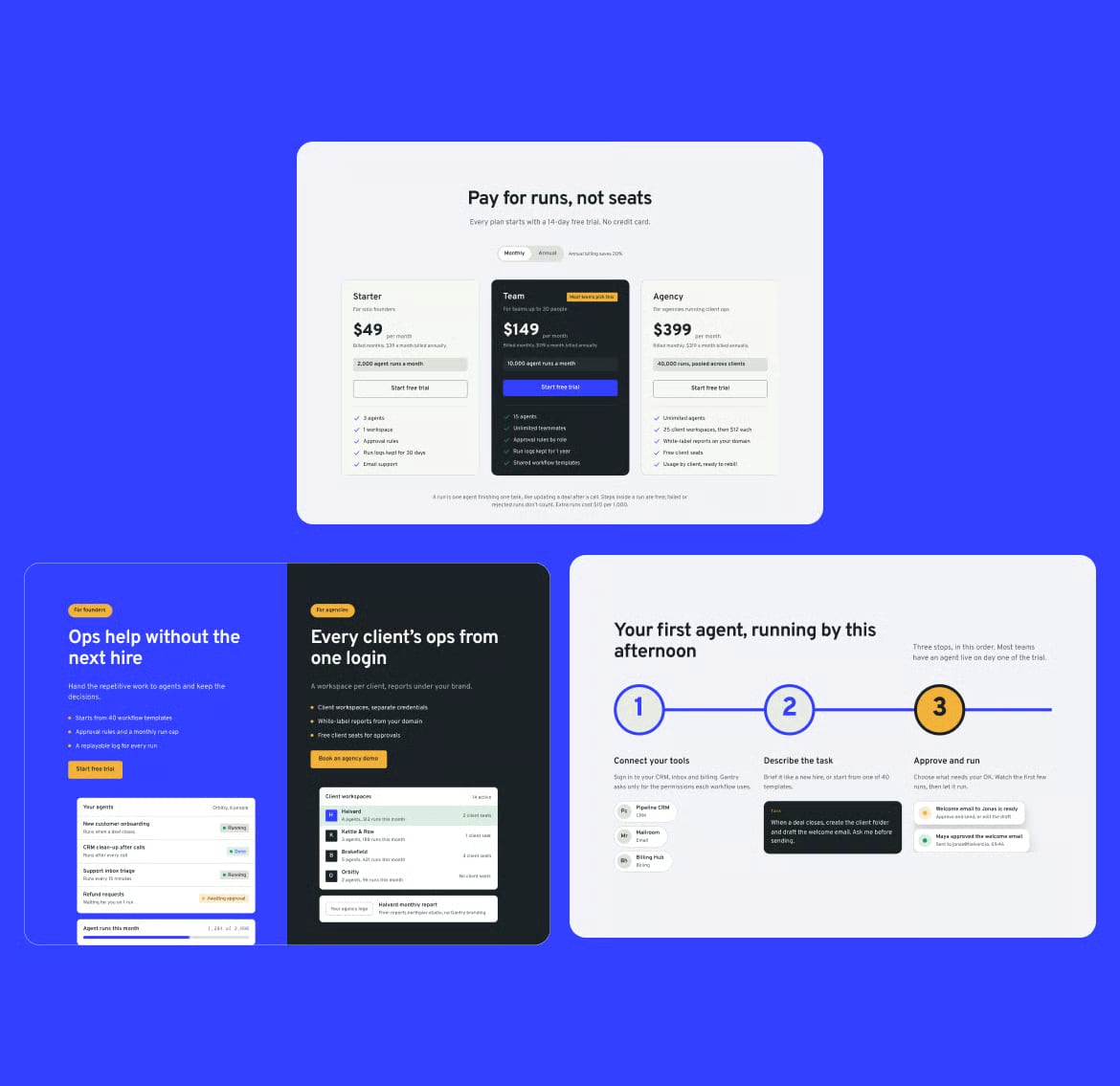 Free AI SaaS Landing Page Figma UI Kit 3
