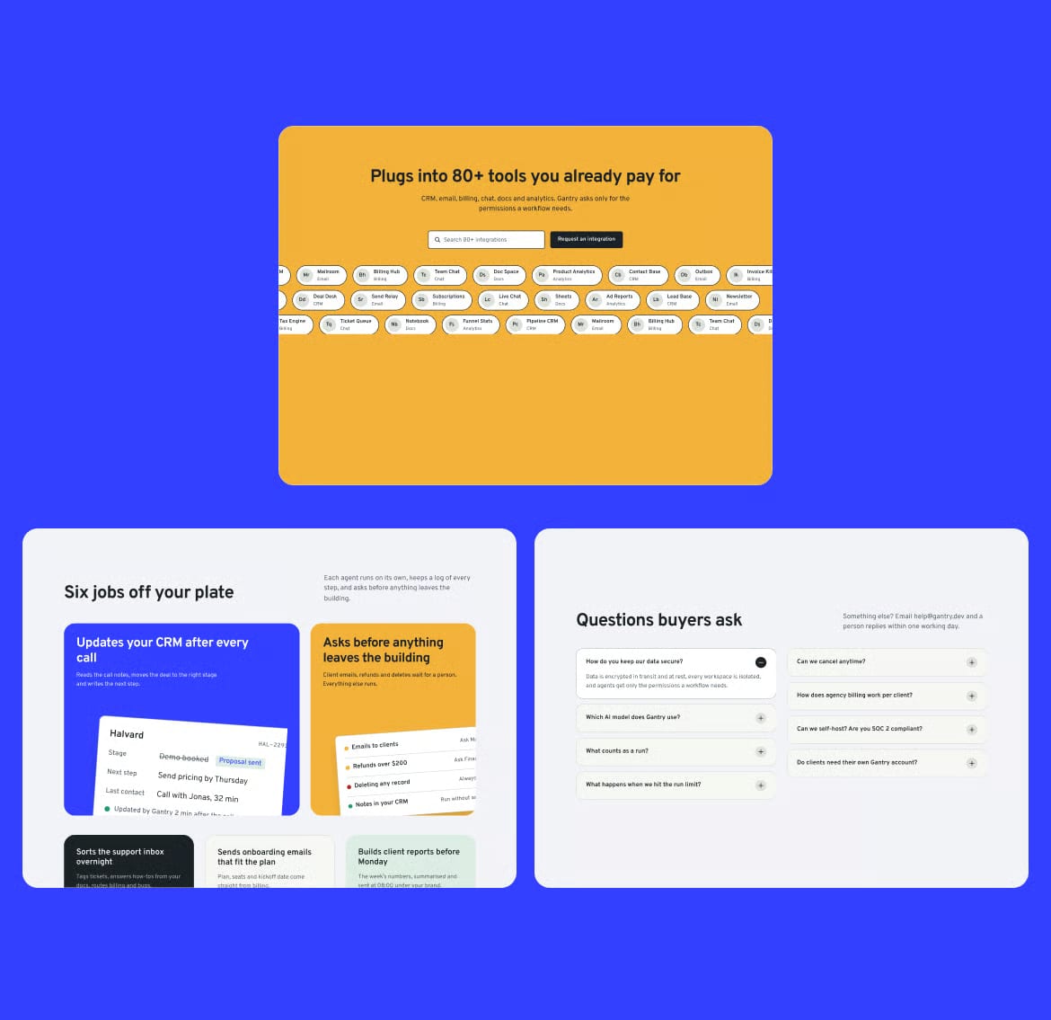 Free AI SaaS Landing Page Figma UI Kit 4