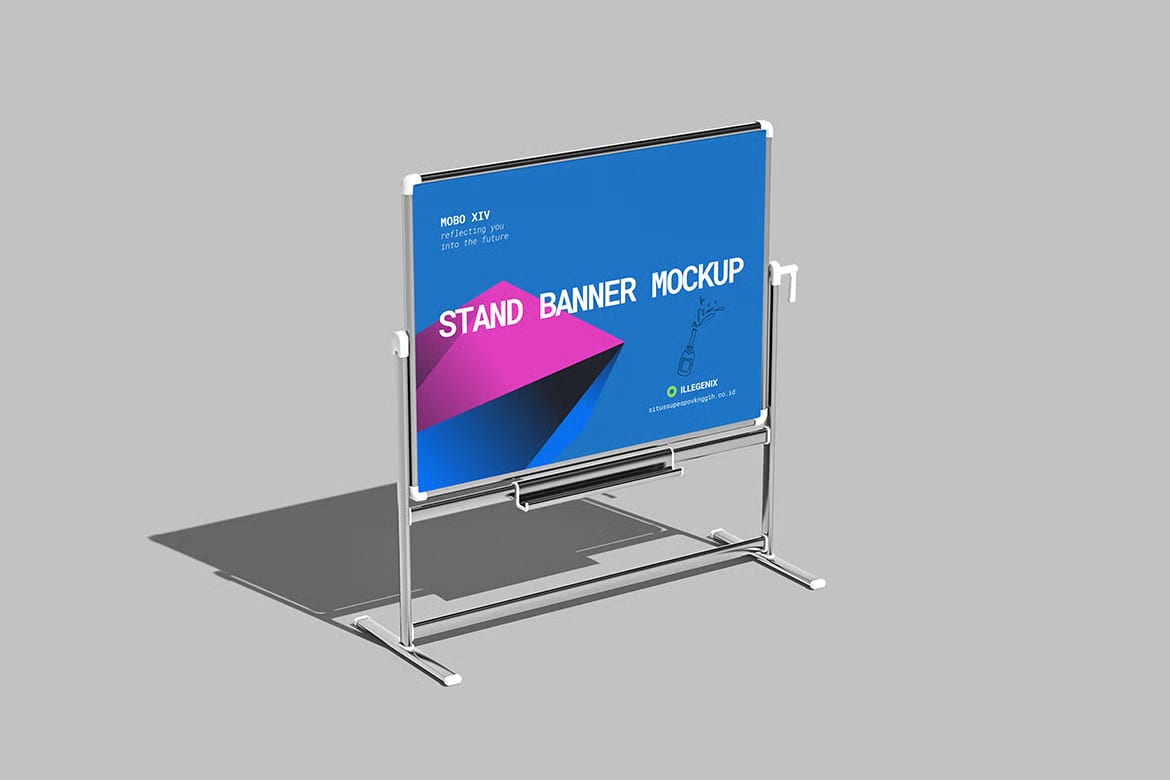 Free Banner Mockup 4