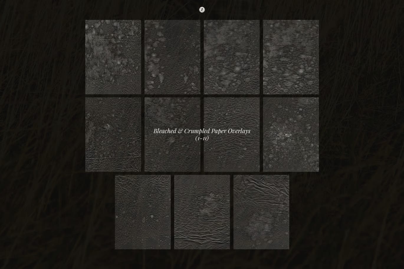 Free Bleached and Crumpled Paper Overlays 8
