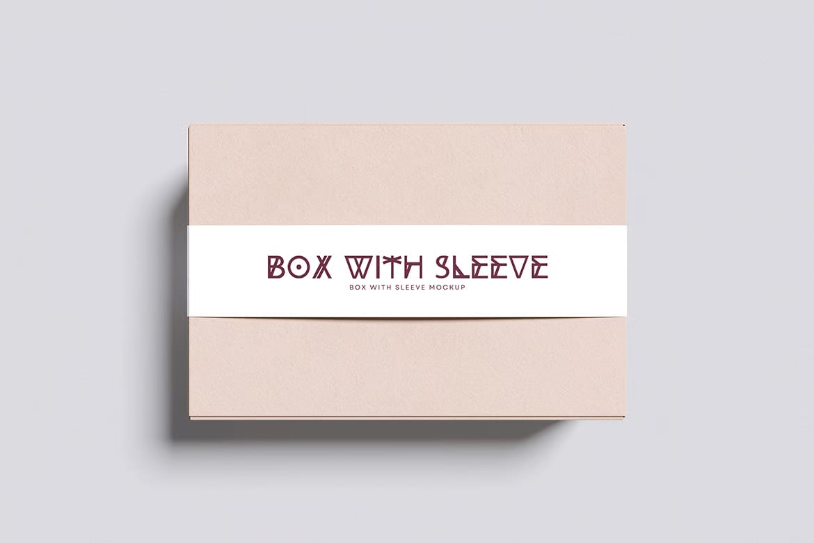 Free Box with Sleeve Mockup 2