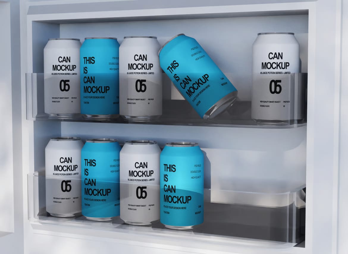 Free Can Mockup 3