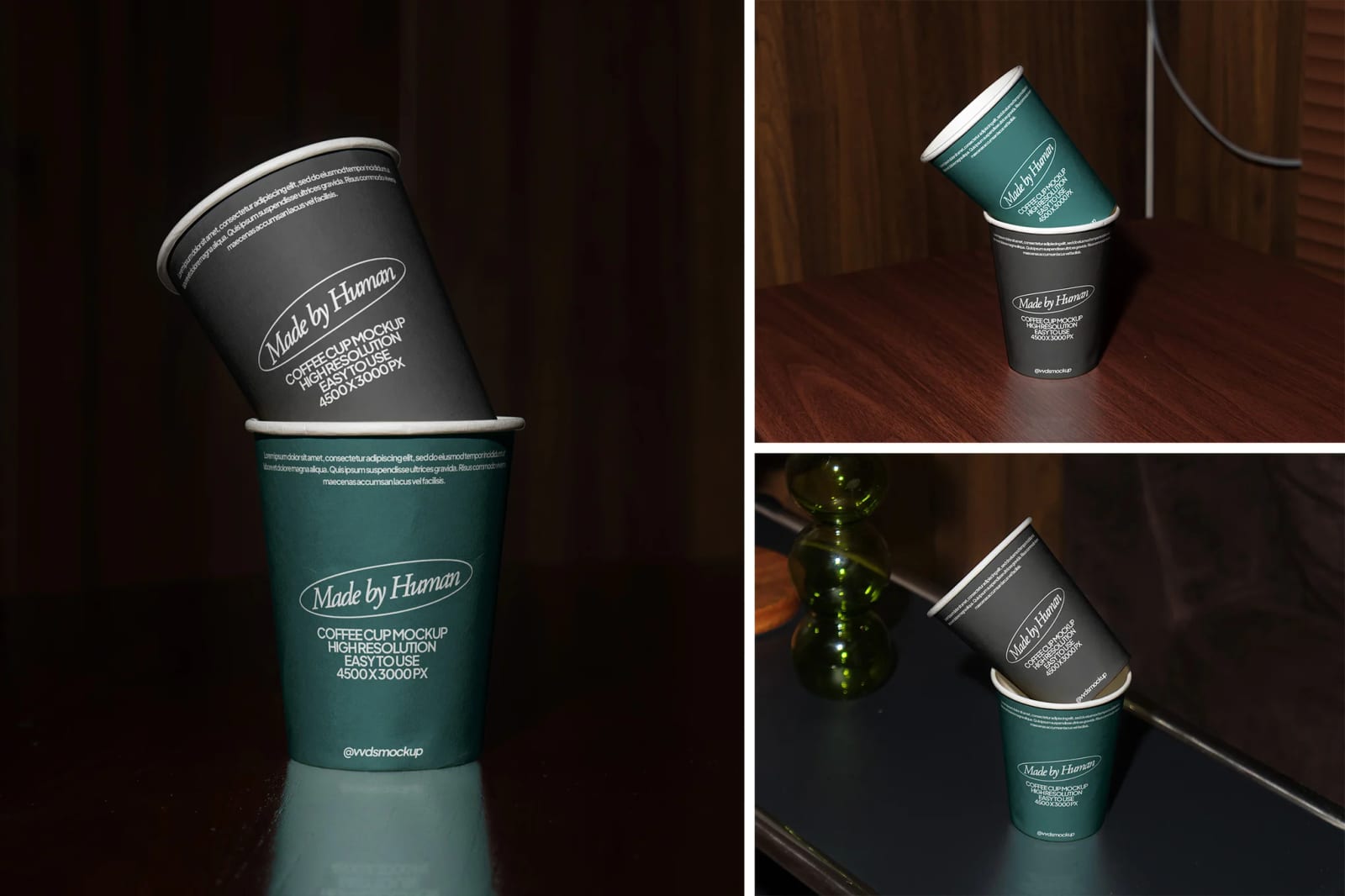 Free Coffee Cup Mockup Set 1