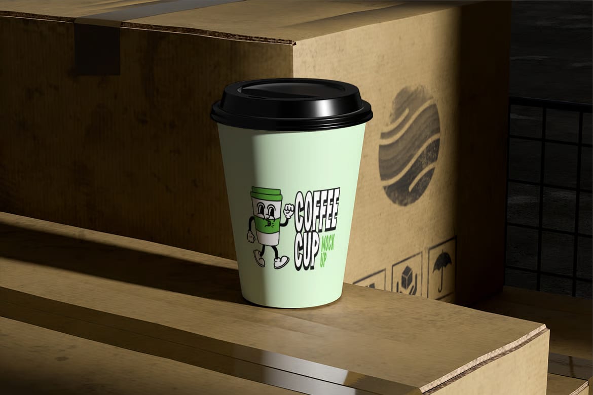 Free Coffee Cup Mockup Set – 4 PSD Files 4