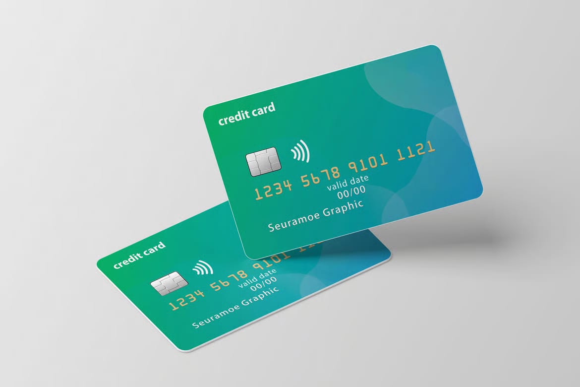 Free Credit / Bank Card Mockup 2