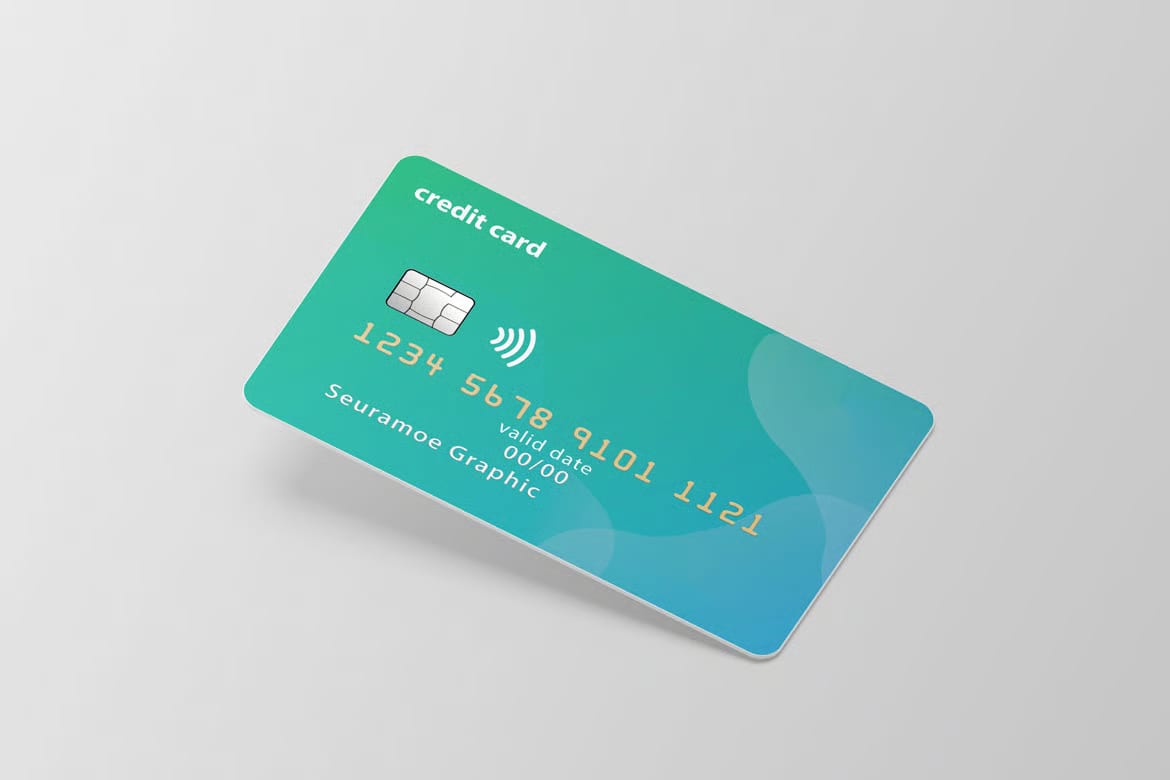 Free Credit / Bank Card Mockup 3