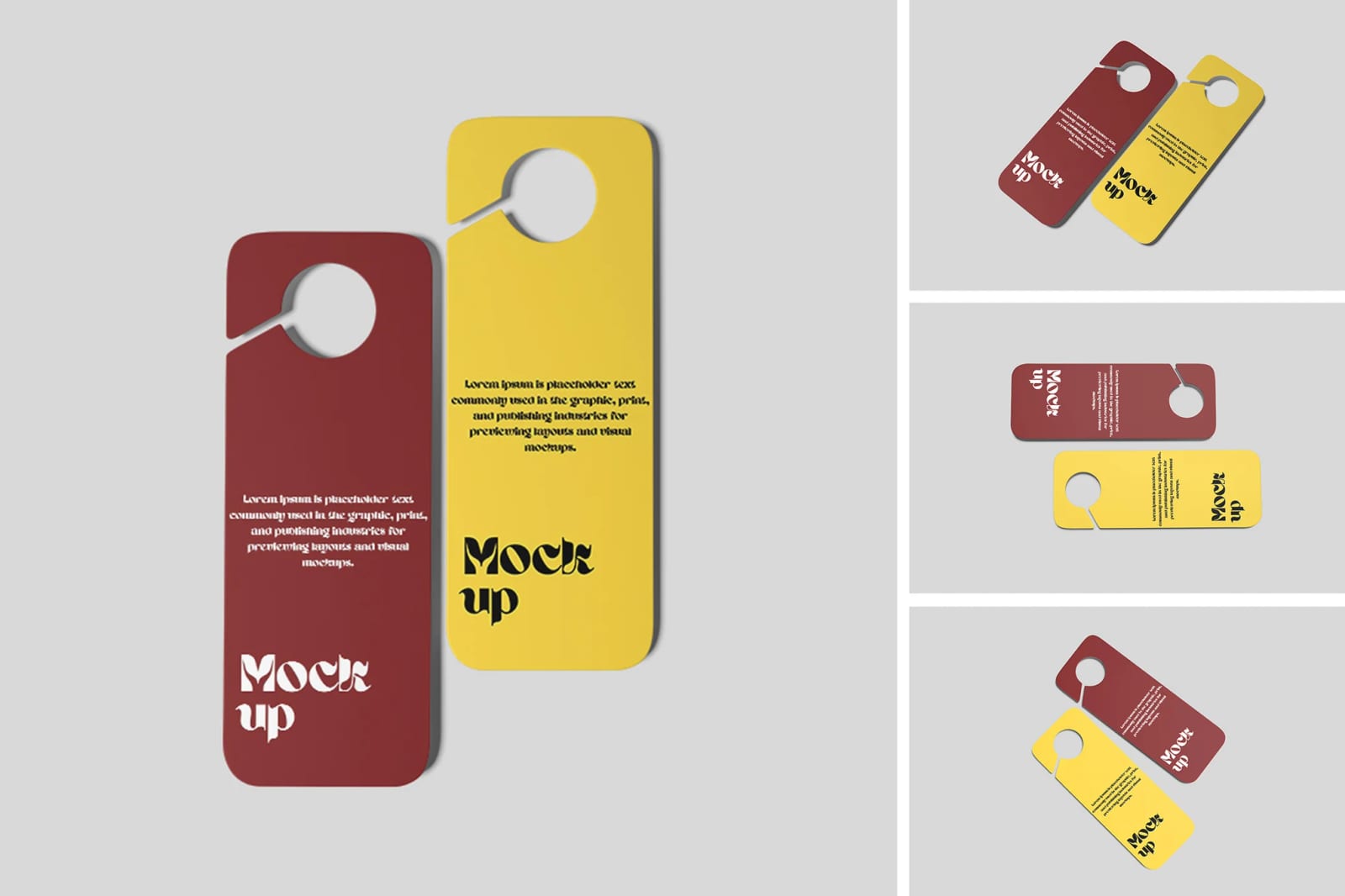 Free Door Hanger Mockup 1
