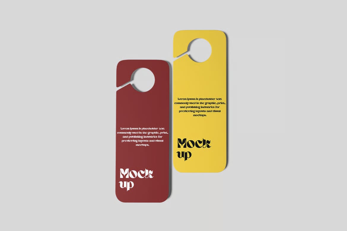 Free Door Hanger Mockup 2